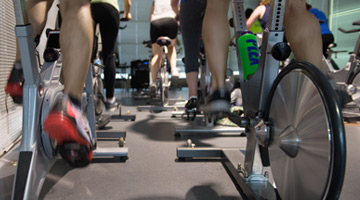Picture of people taking a spin class