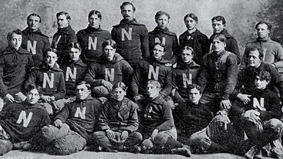 1896 - Representatives from seven Universities, including Northwestern, meet to create a permanent faculty organization to supervise sports among the group. Today, this group is known as the Big Ten Conference.