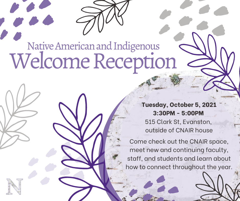 2021 nai welcome reception flyer